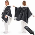 thumbnail image 1 of GARVEE 50“ x 60” Wearable Heated Blanket with Hood & Pockets, 10 Heat Settings, 1 of 8