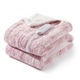 thumbnail image 1 of GARVEE Electric Heated Blanket Full Size,72"x84" Fast Heating Soft Thicken Faux Fur Heat Throws,5 Heating Levels & 10 Hours Auto Off,Pink Tie-Dye, 1 of 5