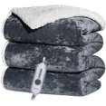 thumbnail image 1 of GARVEE Electric Heated Throw Blanket,50"x60" Velvet Soft Fast Heating Blankets,Over-Heat Protection,Grey, 1 of 9