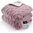 thumbnail image 1 of GARVEE Heated Blanket 72"X84" Full Size Electric Blanket with 10 Heating Levels & 10 Time Settings,ETL Certified Machine Washable,Dusty Pink, 1 of 9