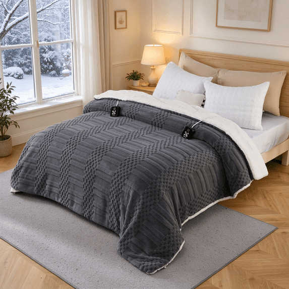 GARVEE Heated Blanket King Size 100