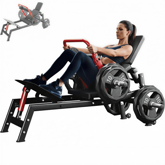 GARVEE Hip Thrust Machine,900LBS Capacity Glute Bridge Machine with Adjustable Footboard, Butt Exercise Equipment for Glute Muscles Building and Butt Shaping