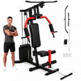 thumbnail image 1 of GARVEE Home Gym Machine with 100LB Weight Stack,Full Body Workout Equipment for Home,Chest Press,Lat Pulldown,Butterfly,Low Row,Leg Extension,Cable Pulley System,Strength Training Machine, 1 of 7