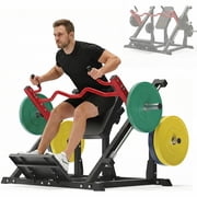 GARVEE Linear Row Machine for Home Gym,Back Rowing Machine with Plate-Loaded Smith Row,Linear Bearing Back Workout Equipment