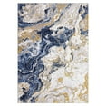thumbnail image 1 of GARVEE Modern Marble 4'x6' Area Rug,Washable Boho Abstract Marble Pattern,Ideal for High Traffic Areas in Living Room,Kitchen,Dining,Blue, 1 of 8