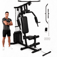 thumbnail image 1 of GARVEE Multifunctional Home Gym System,Home Gym Station with 100LBS Weight Stack,Exercise Equipment for Full Body Traning with Pulley System, 1 of 8
