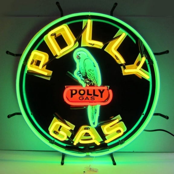 GAS  POLLY GASOLINE NEON SIGN  5GSPLY