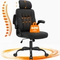 thumbnail image 1 of GASEE Leather Office Chair, Big and Tall Office Chair 400LBS Wide Seat Ergonomic Computer Desk Chair High Back Executive Leather Chair Adjustable Task Chair Lumbar Back with 1-Year Warranty, Black, 1 of 12