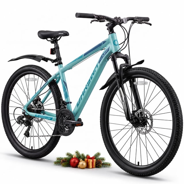 GASENDALA 26" Mountain Bike for Adults & Teens, 21-Speed Aluminum Frame ...