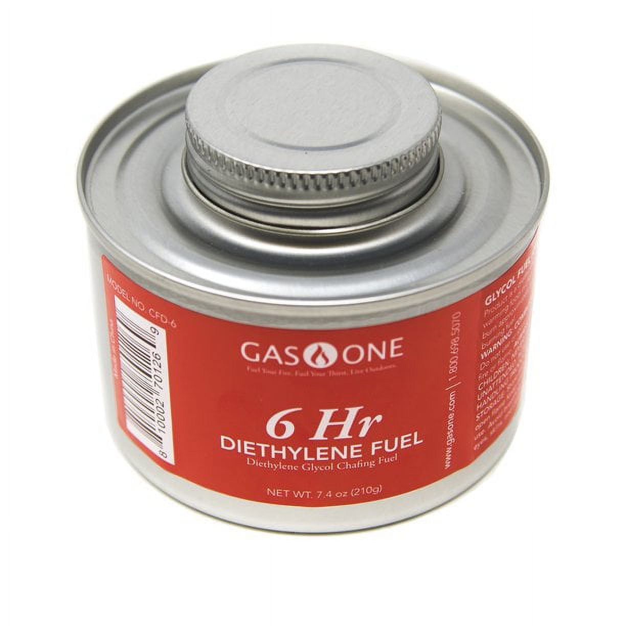 GASONE 48 pk - 6 Hr Cooking Fuel Wick Liquid Safe Chafing Fuel & Lid Opener  for Chafing Dish