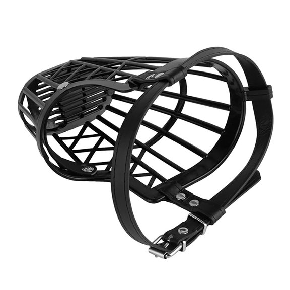 GASTROPOD 1 Pcs Basket Dog Muzzles for Small Medium Large Sized Dogs,Large Dog Muzzle for Barking Biting and Chewing with Adjustable Buckle