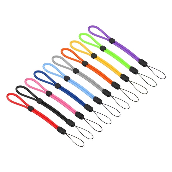 GASTROPOD 10 Pcs 200mm 8 Inch Hand Wrist Strap Lanyards, Nylon Adjustable Wristlet String Cord, Lanyard String Wristlet Strap Wrist Lanyard Lanyards Multicolor