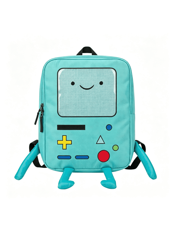 16 Inch Cute Travel Backpack with Embroidered Front and Dual Zippers | Oxford Fabric Backpack with Embroidered Front,Dual Zippers,Reinforced Adjustable Straps and Top Carry Handle.