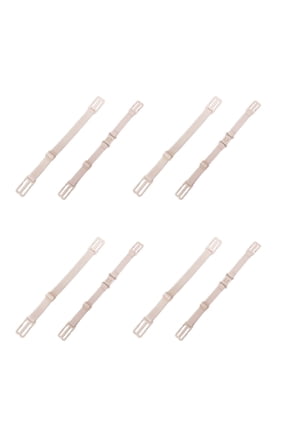 2 Pairs Bra Strap Holders for Slipping,Convenient One-Piece and Skin-Friendly Clear Strap Bras for Women,Anti-Slip Clip Clear Bra Straps Adjustable,Beige