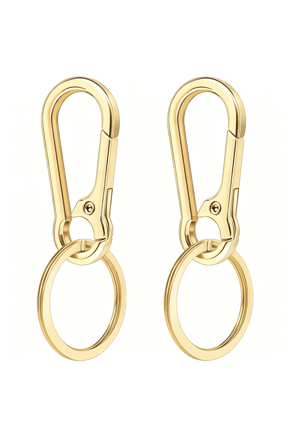 2 Pcs Metal Keyring Chain Ring Holder Keys Organizer for Home Car Keys,Key Finder,Car Keychain