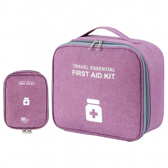 GASTROPOD 2 Pcs Portable Empty Waterproof First Aids Bag Large Capacity Emergency Bag