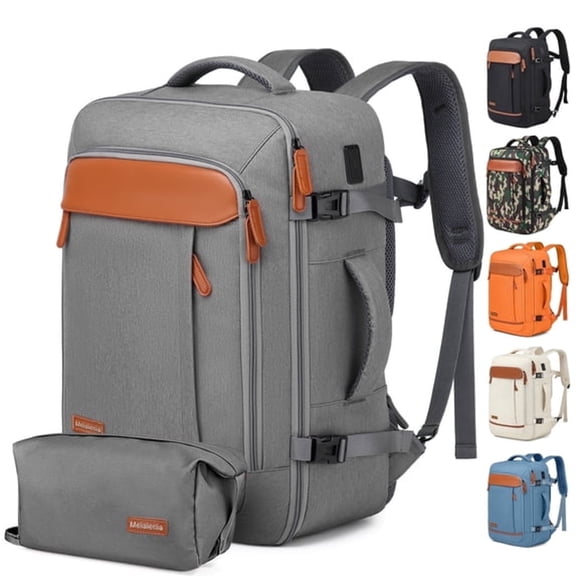 GASTROPOD 2-Piece Travel Backpack Set Airline-Approved Waterproof Carry-On Luggage with Usb Charging Port Comfortable Straps&Matching Toiletry Bag