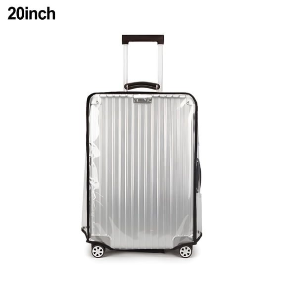 GASTROPOD 20 inches PVC Suitcase Covers, Transparent Travel Luggage Waterproof Dustproof Suitcase Cover Suitcase Cover Protectors Washable Bag