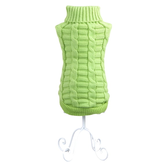 GASTROPOD 2026 New 1Pcs Dog Sweater Polyester Dog Jackets for Small Dogs Dog Sweaters for Large Dogs for Outdoor Walk Cold Weather Puppies Green Xl