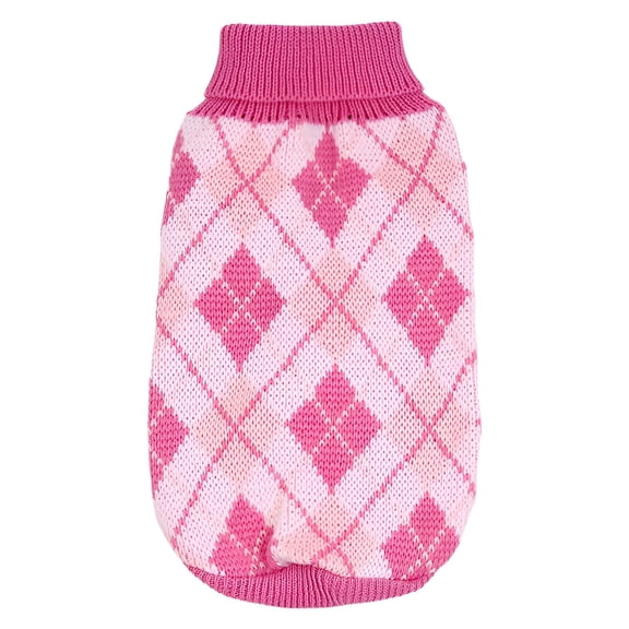 GASTROPOD 2026 New 1Pcs Dog Sweater Yarn Dog Coats Dog Jacket for Walk Play Home Pink S