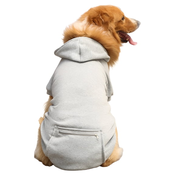 GASTROPOD 2026 New 1Pcs Dog Sweaters Polyester Dog Coats Dog Jacket for Walk Play Nap Gray 5Xl