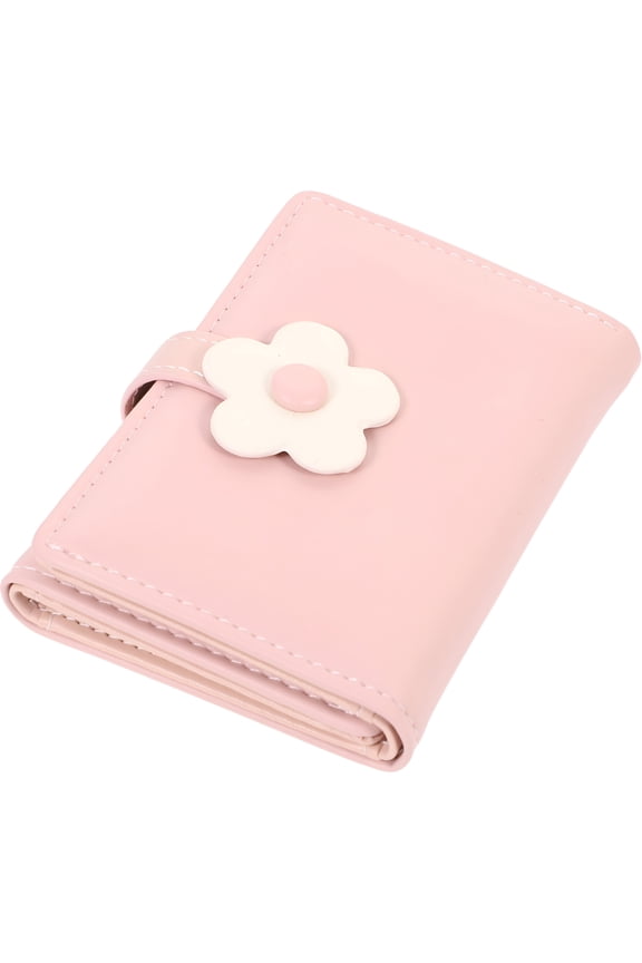 2026 New 1Pcs Girls Small Wallet in Pink Pu Leather with Folded Style and Multiple Compartments for Cards and Cash for Daily Use, School, Shopping, Casual Outings, Travel.