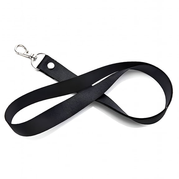 GASTROPOD 2026 New 1Pcs Neck Strap Lanyard Safety Metal Clip Id Badge Lanyard for Business Id Key (Black) for Work, Office, Conferences, Events, Security Badges, Id Cards.