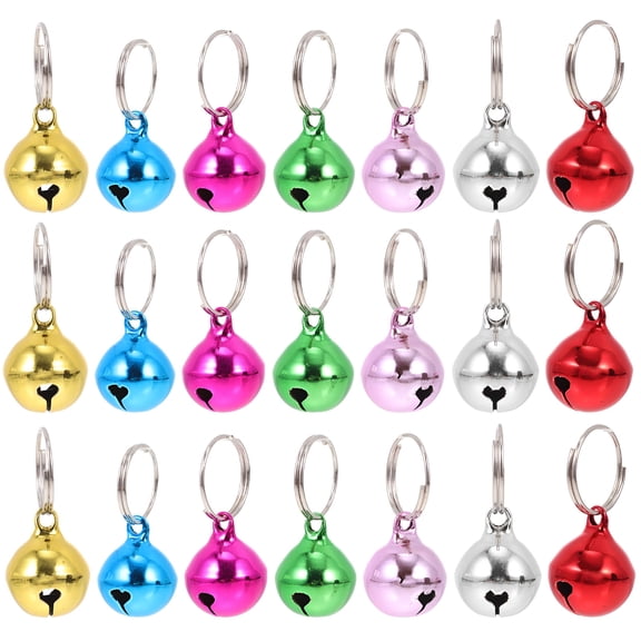 GASTROPOD 2026 New 24Pcs Decorative Dog Bells Multi-Function Pet Bells Collar Bells Cat Accessory for Pet Training, Collar Decoration, Sound Signaling, Pet Identification, Interactive Play