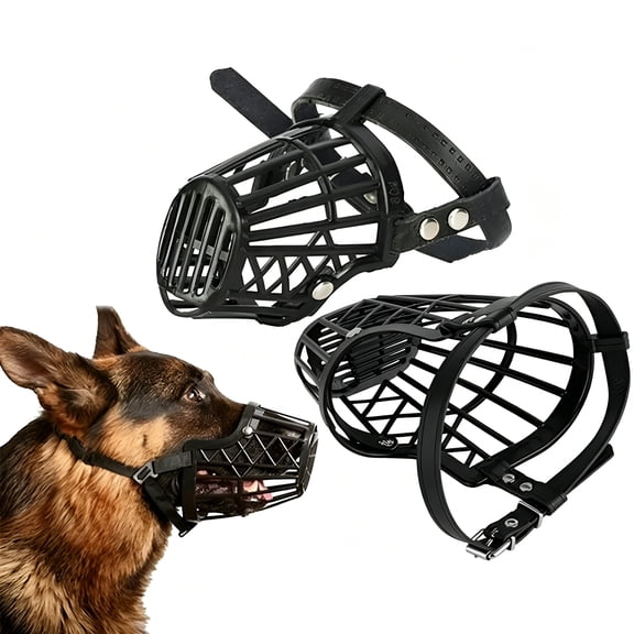 GASTROPOD 2026 New 2Pcs Dog Muzzle,Breathable Basket Muzzles for Small,Medium,Large Dogs,Stop Biting,Barking and Chewing,For Aggressive Dogs Dog Muzzle for Small Dogs
