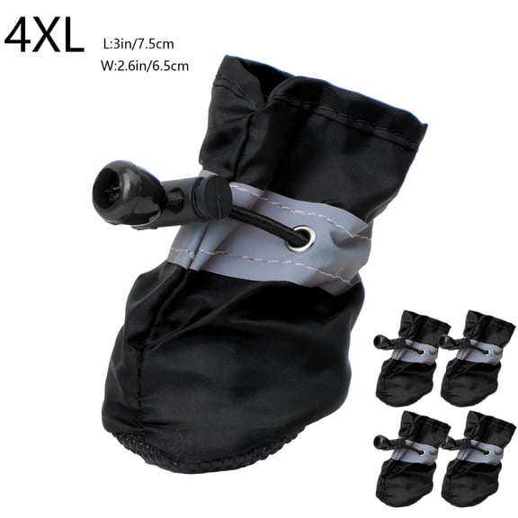 GASTROPOD 2026 New 4Pcs Dog Shoes for Hot Pavement Anti-Slip Dog Boots & Paw Protectors for Winter Snowy Day Snow Boots Waterproof Dog Shoes for Small to Large Dogs with Reflective Straps