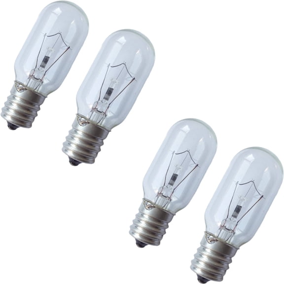 GASTROPOD 2026 New 4Pcs Lava Lamp Bul High Heat Resistance Refrigerator Light Bulb High Brightness Warm Light Bulbs Style for Kitchen Fridge Home Lighting Office Decor