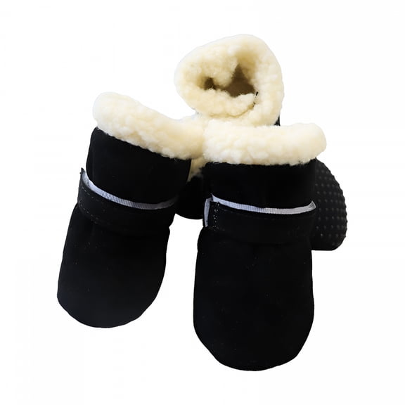 GASTROPOD 2026 New 4Pcs/Set Super Warm Pet Dog Cat Shoes Dog Boots Winter Puppy Cat Rain Snow Booties Footwear for Small Dogs Chihuahua Non-Slip Shoe Dog