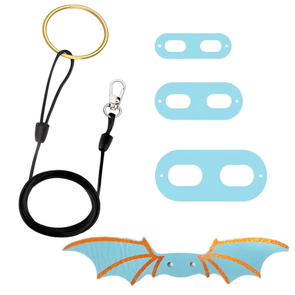 GASTROPOD 2026 New Adjustable Bearded Dragon Harness and Leash Set - Soft Anti-Bite Reptile Lizard Leash for Amphibians and Other Small Pet Animals Training