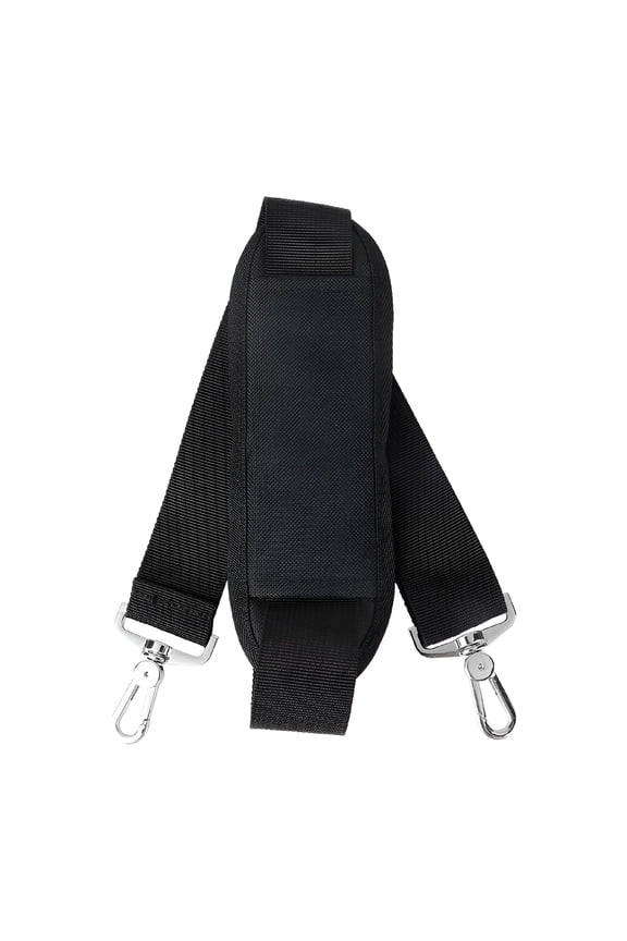 2026 New Adjustable Padded Shoulder Strap with Swivel Hook for Bags / Briefcases / Luggage (Black) for Travel, Commuting, Daily Carry, Business Use