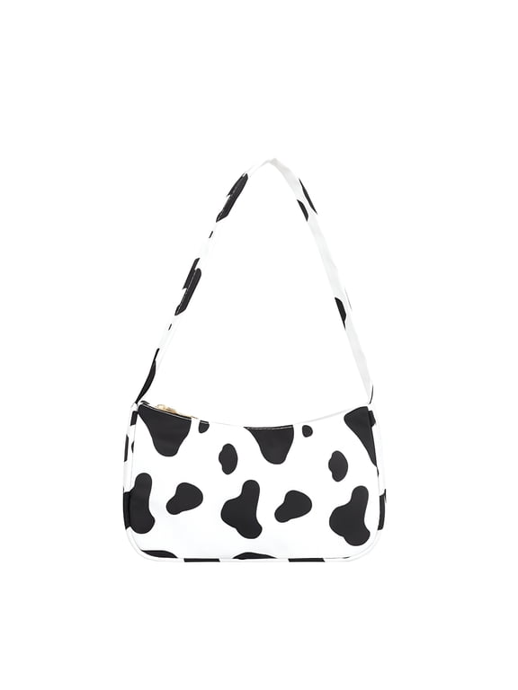 2026 New Animal Pattern Print Shopper Bag for Woman Shoulder Underarm Bag Vintage Ladies Small Purse Nylon Handbags Fashion Square Bags