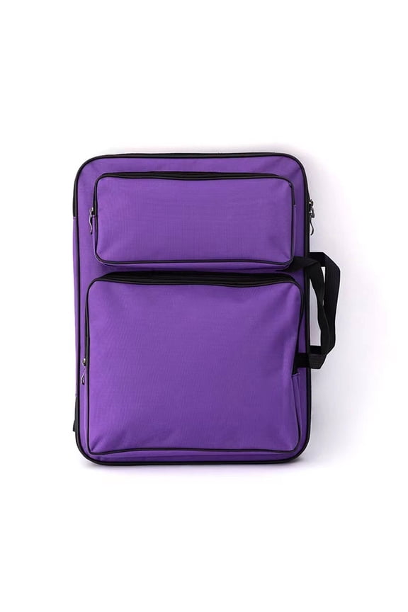 2026 New Art Portfolio Backpack Drawing Board Storage with Dual Waterproof Layers Adjustable Portable Side Bag for Outdoor for Art Class Sketching Travel Orange