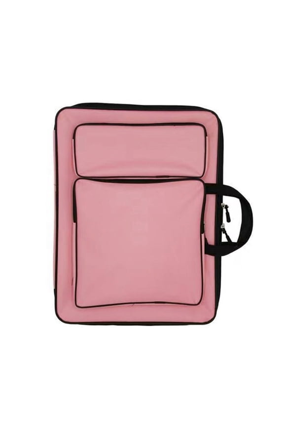 2026 New Art Portfolio Backpack,Drawing Board Storage with Dual Waterproof Layers,Adjustable Portable Side Bag for Outdoor Deep Blue