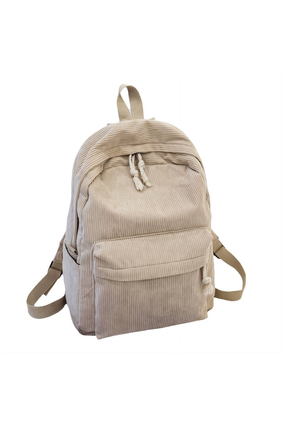 2026 New Backpack for Women Elastic Adjustable Straps Travel Backpack Roomy Interior Adjustable Shoulder Straps Backpacks Style1 Light Brown