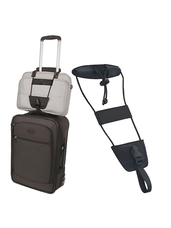 2026 New Bag Bungee, 1 Pack Luggage Bungee Strap Add A Bag, Adjustable Travel Suitcase Belt Travel Accessories for Airport, Road Trips, Camping, Hiking, Train Travel