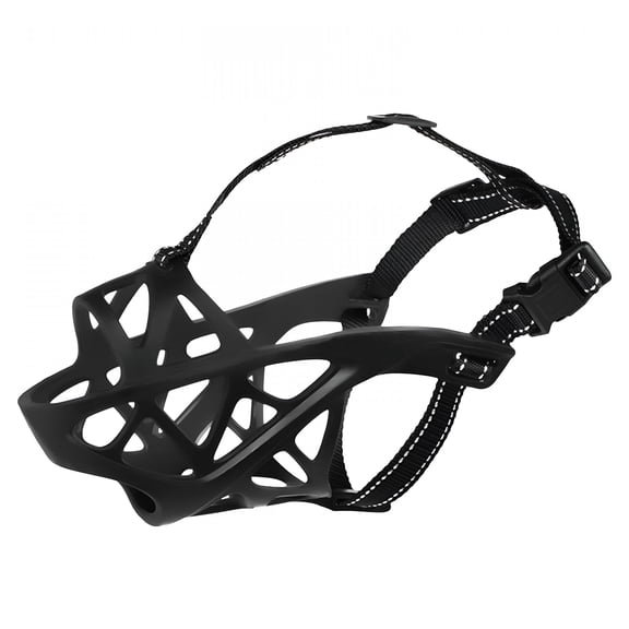 GASTROPOD 2026 New Basket Dog Muzzle for Large Medium Small Dogs,Cage Muzzles to Prevent Biting Chewing Licking Scavenging,Mouth Cover with Adjustable Strap for Vet Visits,Grooming(Size 4,Black)