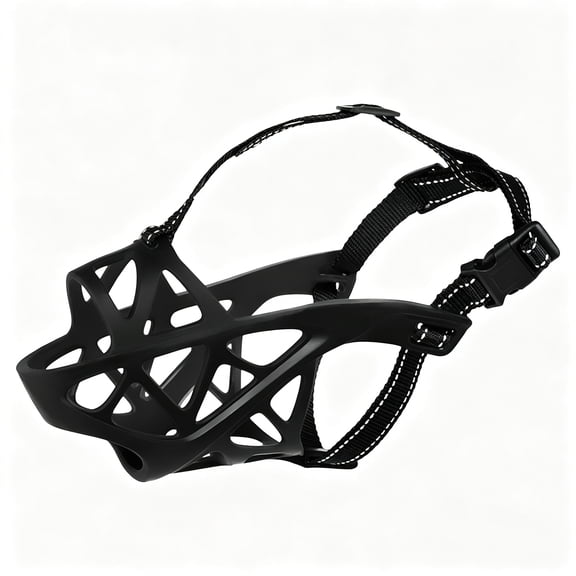 GASTROPOD 2026 New Basket Dog Muzzle for Large Medium Small Dogs,Cage Muzzles to Prevent Biting Chewing Licking Scavenging,Mouth Cover with Adjustable Strap for Vet Visits,Grooming(Size 4,Black)