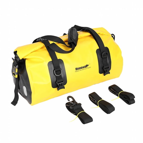 GASTROPOD 2026 New Bike Bag Safe Design Bike Accessories Comfortable Adjustable Fit Rear Bike Rack 20L Yellow for Cycling Commuting Travel Long Rides Storage Solutions.