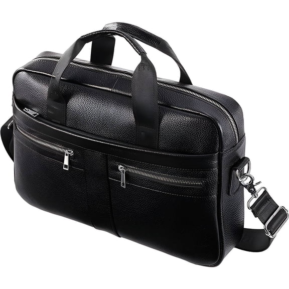 GASTROPOD 2026 New Briefcases for Men,High-End Texture Leather Laptop Bag for Men,Three Carrying Options Leather Briefcase for Men,For Office,Business,Travel,Black