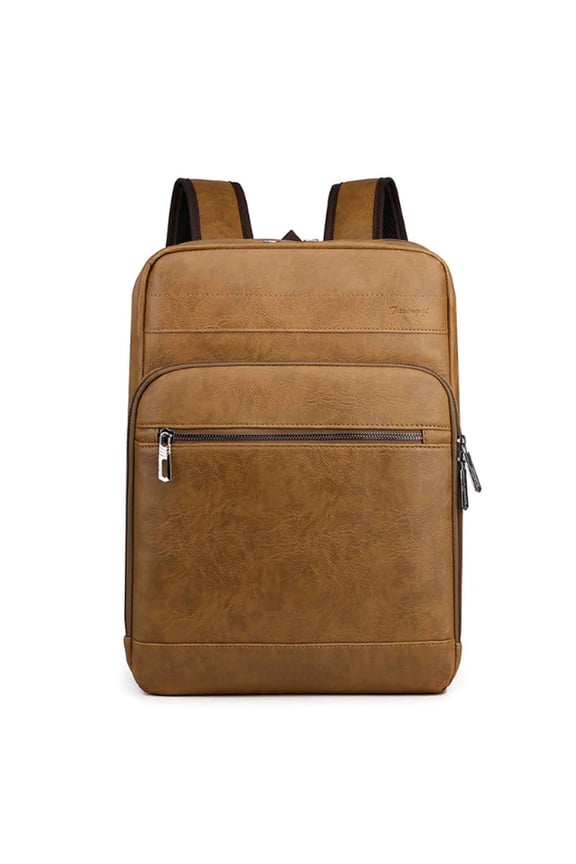 2026 New Business Backpack for Men,Casual Style Leather Backpack for Men,Urban Commuter Waterproof Backpack,Travel Companion College Backpack,