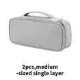 thumbnail image 1 of GASTROPOD 2026 New Cable Organizer Bag Secure Electronics Storage Case Handy Tech Organizer Travel Case for Road Trips for Office Home Commute Light Gray, 1 of 5