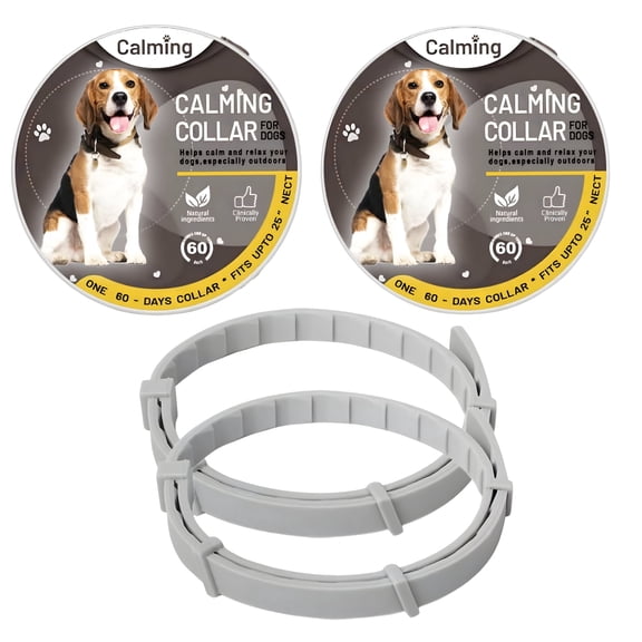 GASTROPOD 2026 New Calming Collar for Dogs 2 Pack Dog Pheromone Calm Collars Relief Anxiety Stress Separation Lasts 60 Days Relieve Bad Behavior,Flexible Adjustable for All Small Medium and Large Dog