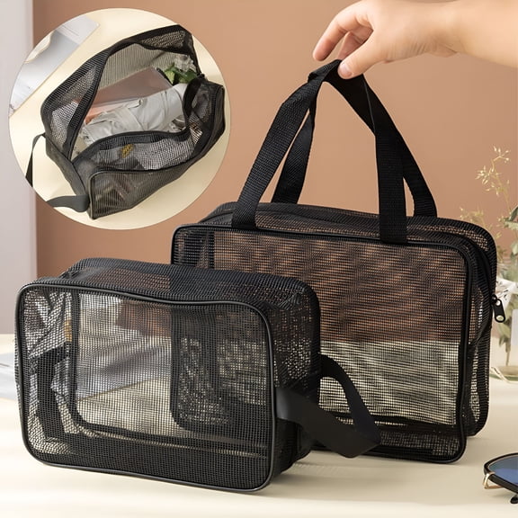 GASTROPOD 2026 New Capacity Shower Bag Portable Shower Bag Quick-Drying Mesh Shower Bag for Gym Camping Travel Cosmetic Storage Bag with Hollow Out Design for Easy