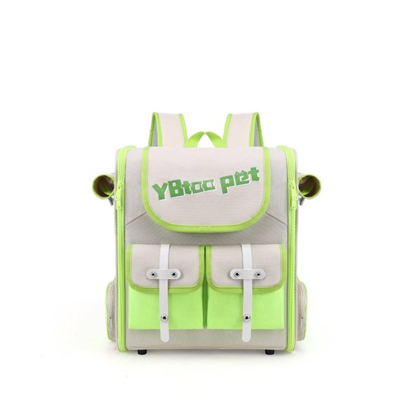 GASTROPOD 2026 New Cat Backpack Ergonomic Straps for Maximum Comfort Cat Backpack Carrier Moisture-Proof Padding for Extra Comfort Dog Carrier Backpack for Travel Hiking Walking Green2