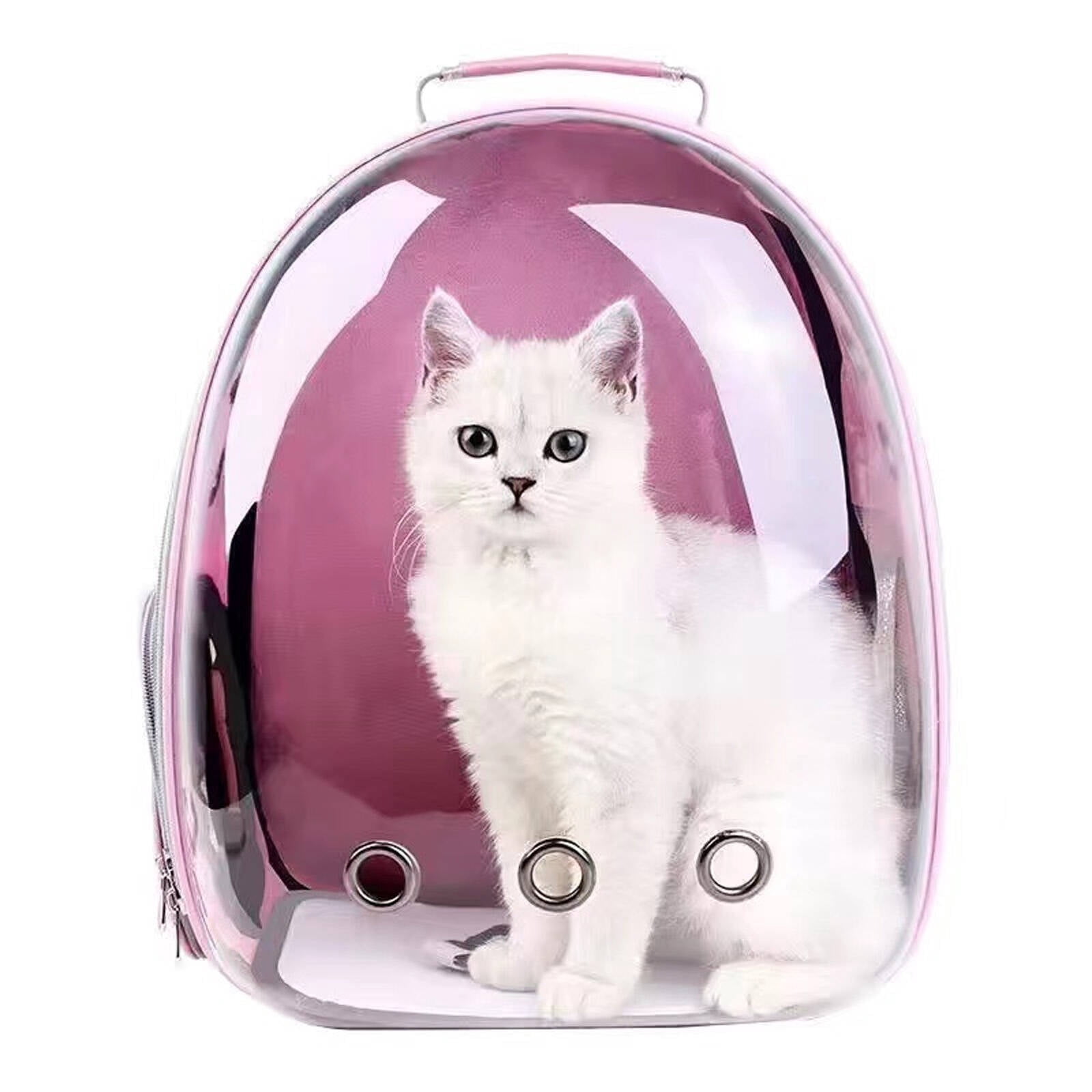 GASTROPOD 2026 New Cat Backpack,Honeycomb Ventilation Backpad for Cooling Comfort Cat Backpack Carrier,Lightweight and Portable for Versatile Use Dog Carrier Backpack,Pink