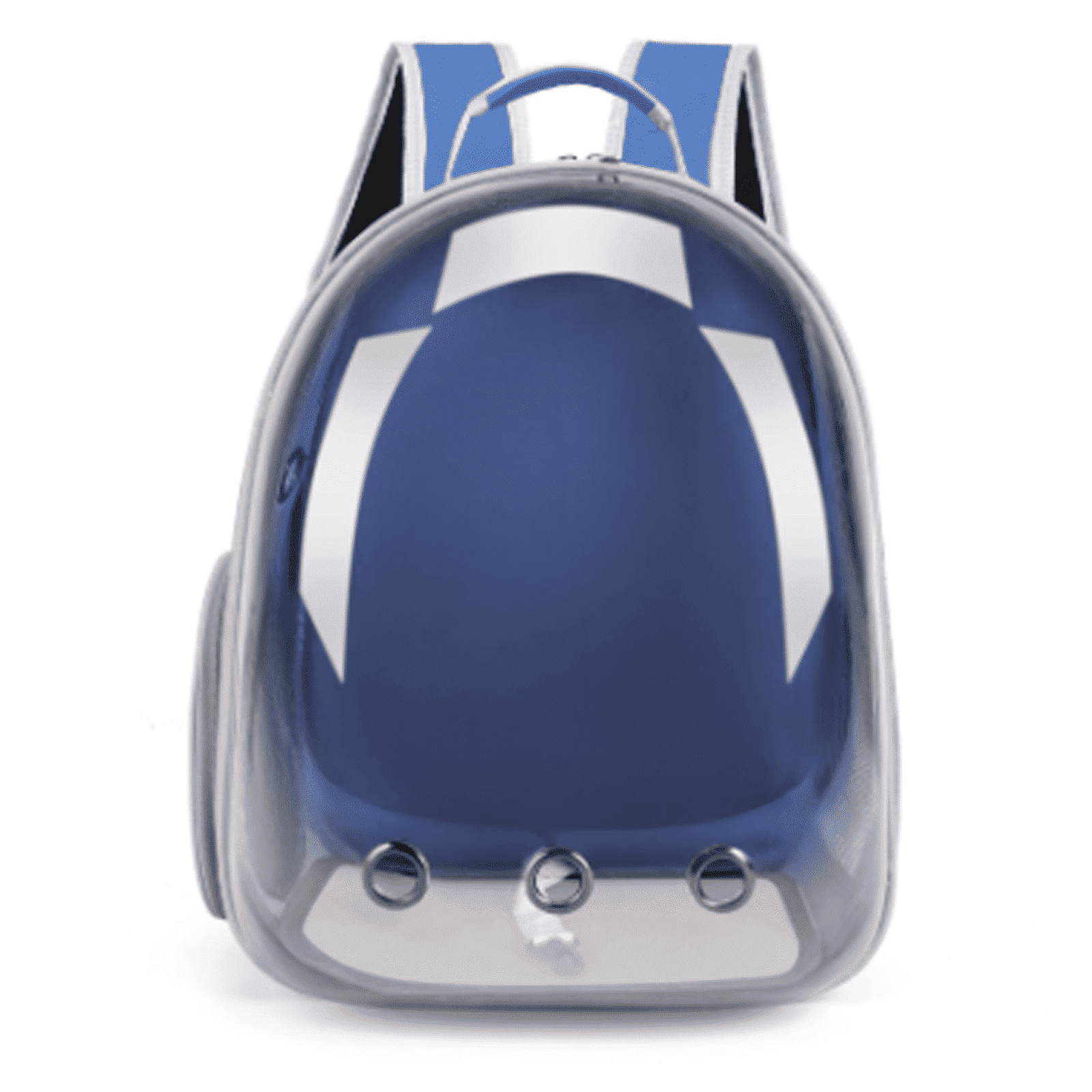 GASTROPOD 2026 New Cat Carrier,Anxiety-Relieving Transparent Window Cat Backpack,Comfortable 360°Breathable Mesh Cat Backpack Carrier,Expandable Space Cat Bag for Travel, Outdoor, Vet Visits, Blue
